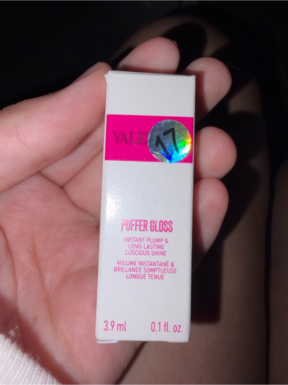 Valentino Puffer Gloss - Bright Pink Accent